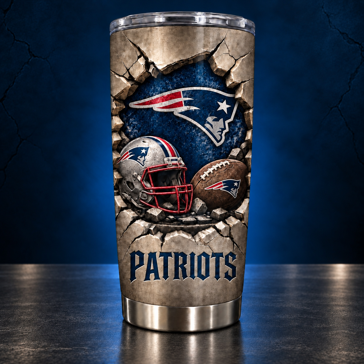NFL x NE Football Tumbler