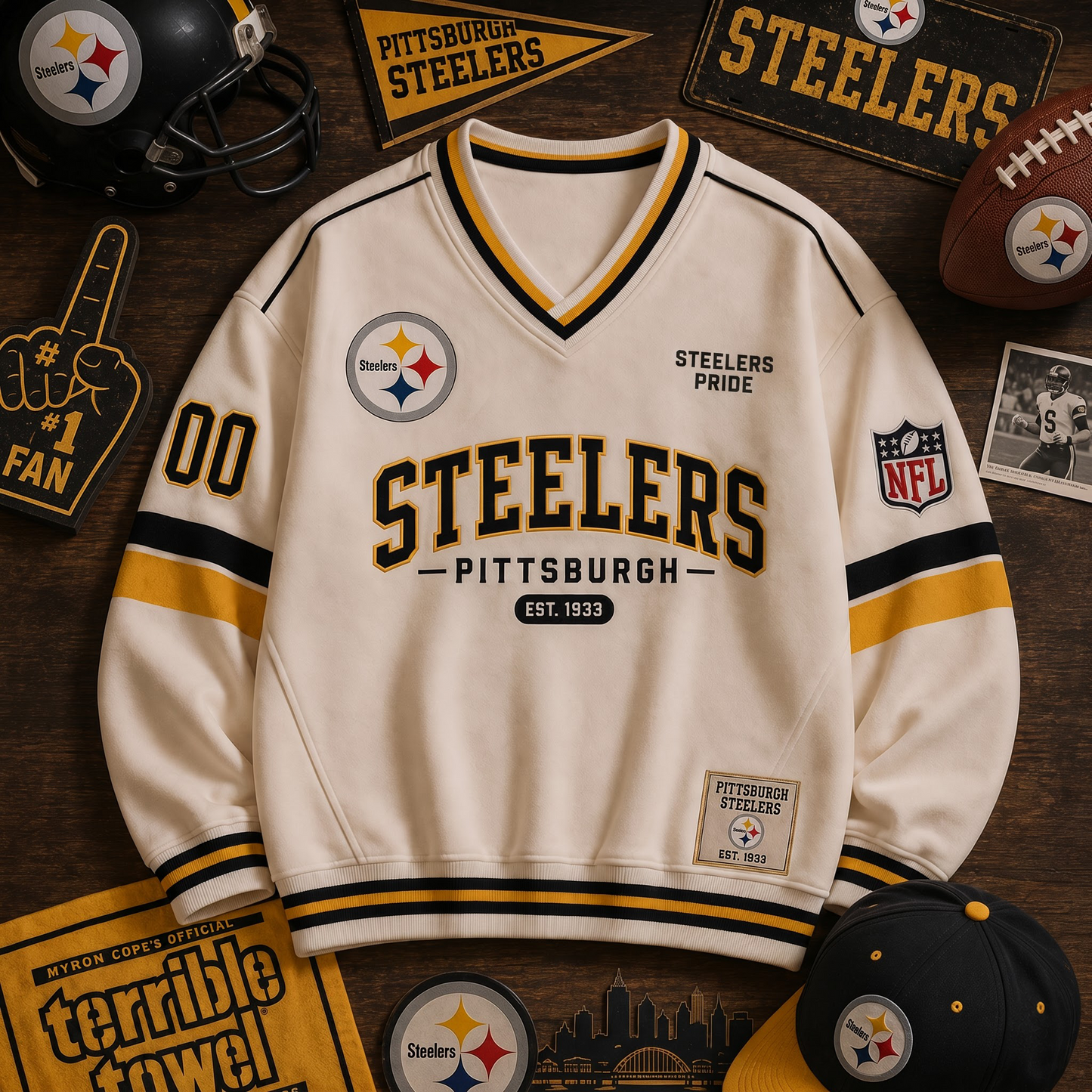NFL x PIT Ivy League Sweater