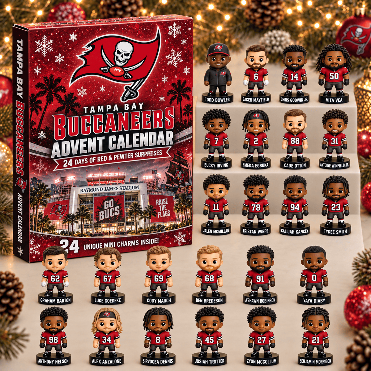 NFL x TB 24 Days of Surprises Advent Calendar