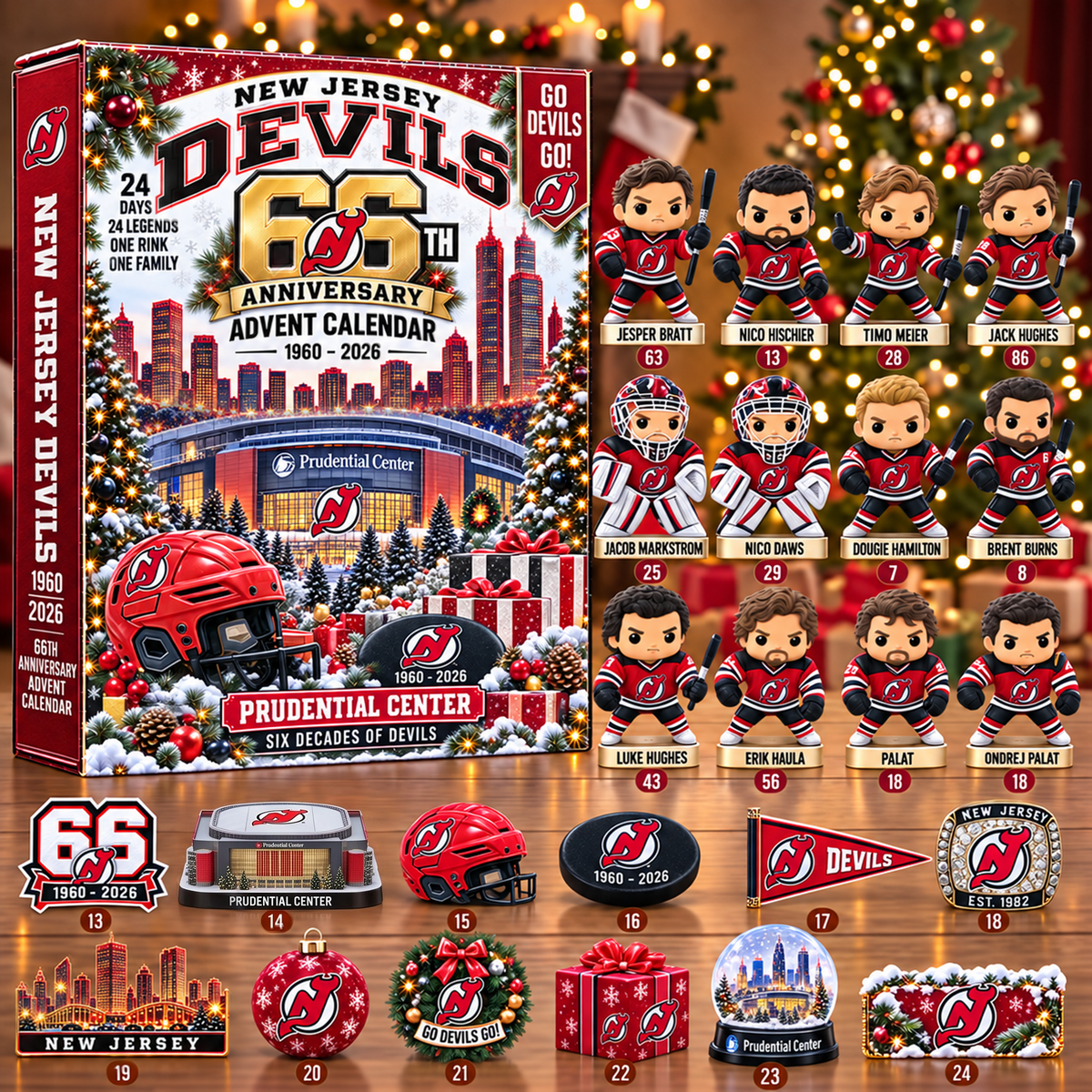 NHL x NJ Christmas V2 Advent Calendar Blind Box