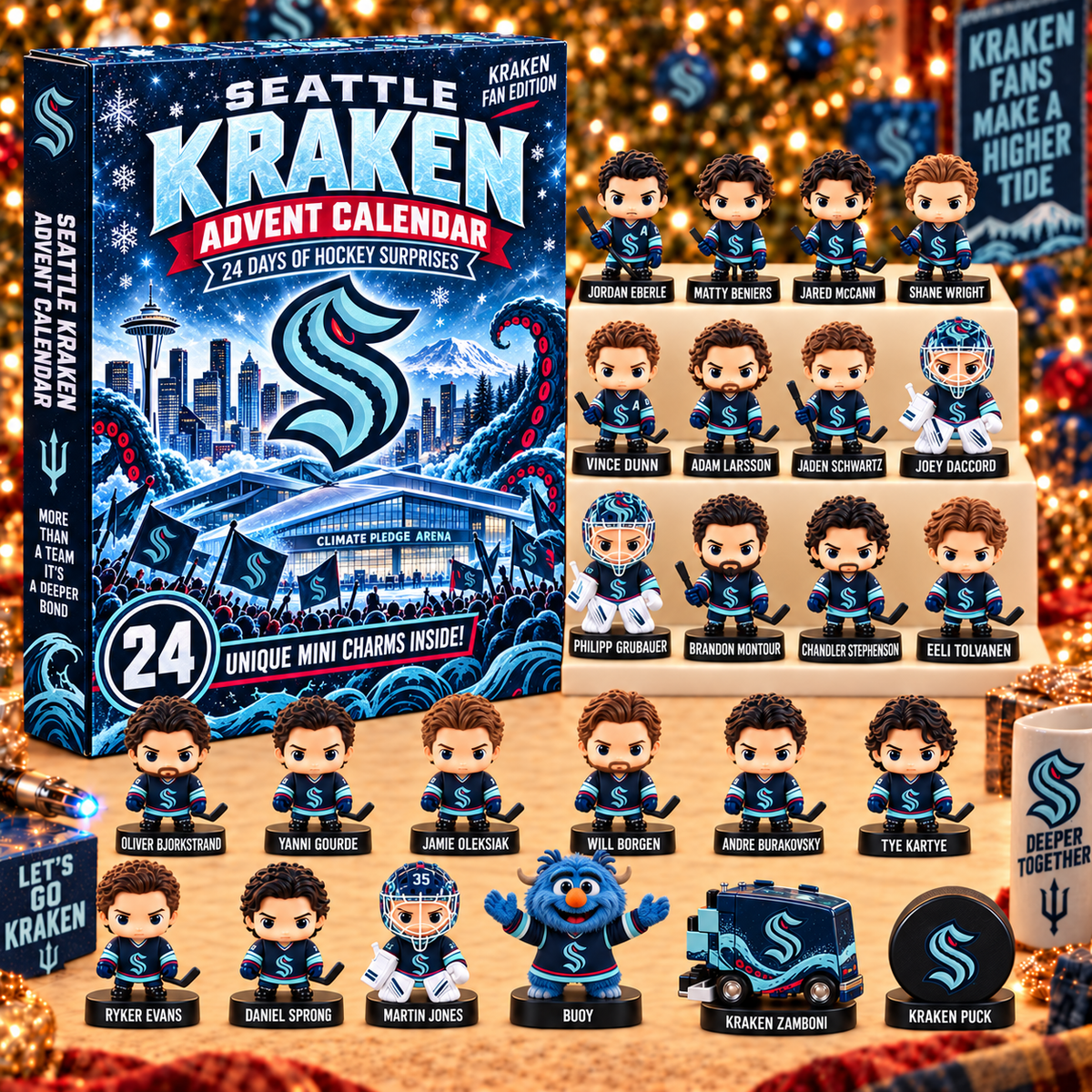 NHL x SEA 24 Days of Hockey Advent Calendar Blind Box