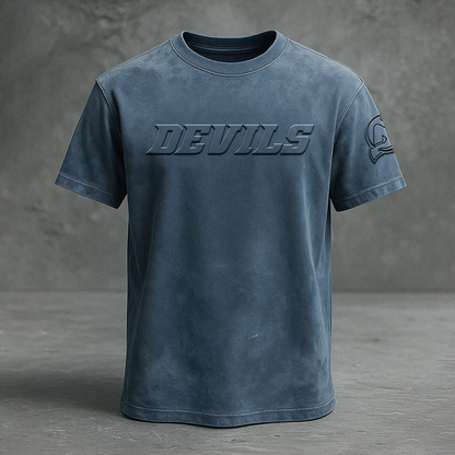 NJD x NHL Embossed Tshirt 0905 DatND DVT