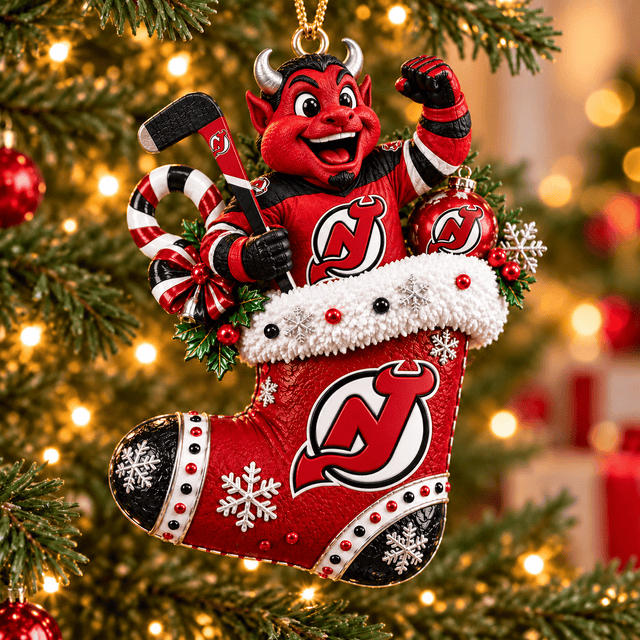NJD x NHL Ornament Christmas For Fan