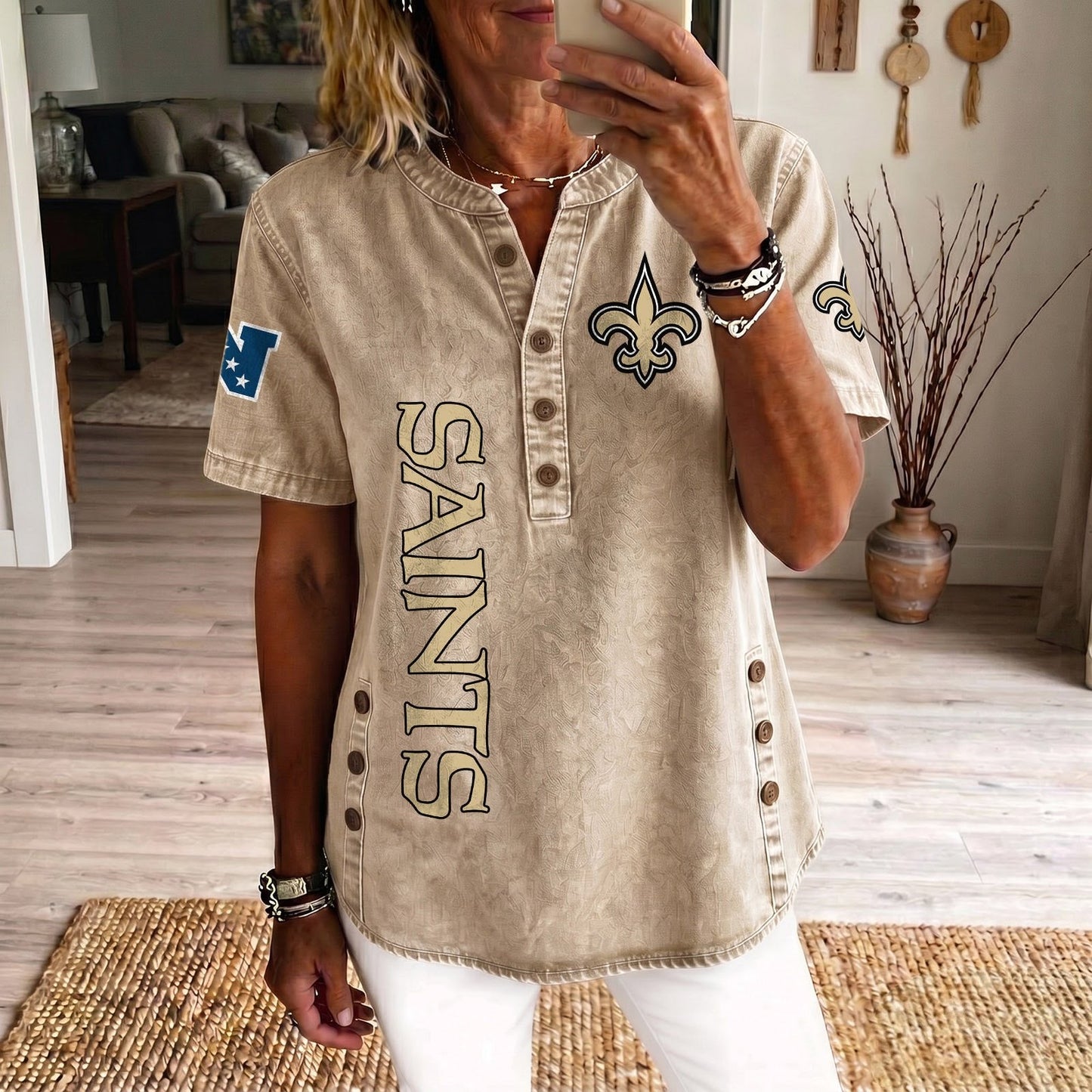 NO x NFL Women’???s Denim Casual Tops DATND LBN 190526