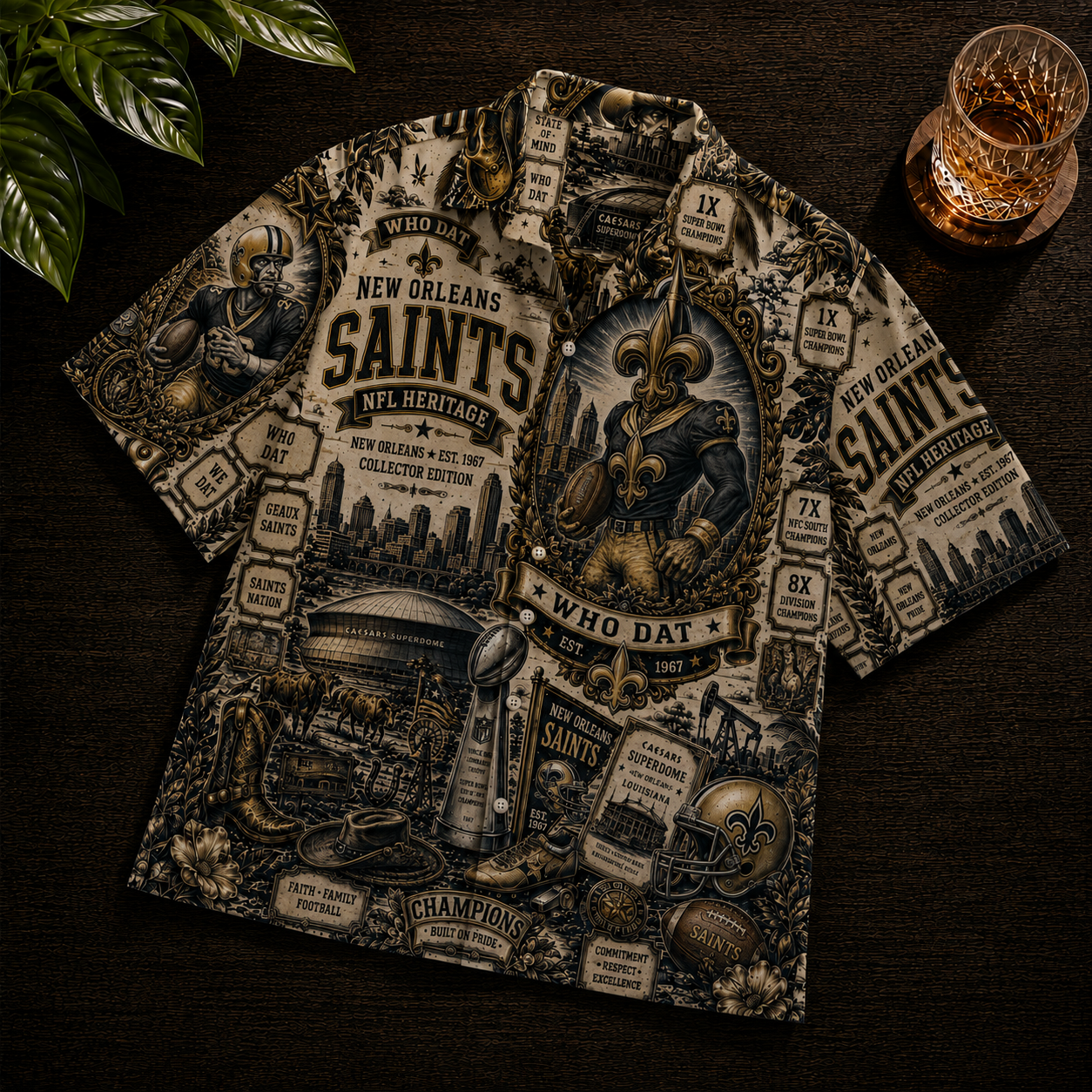 NOS x NFL Premium Chemise Shirt