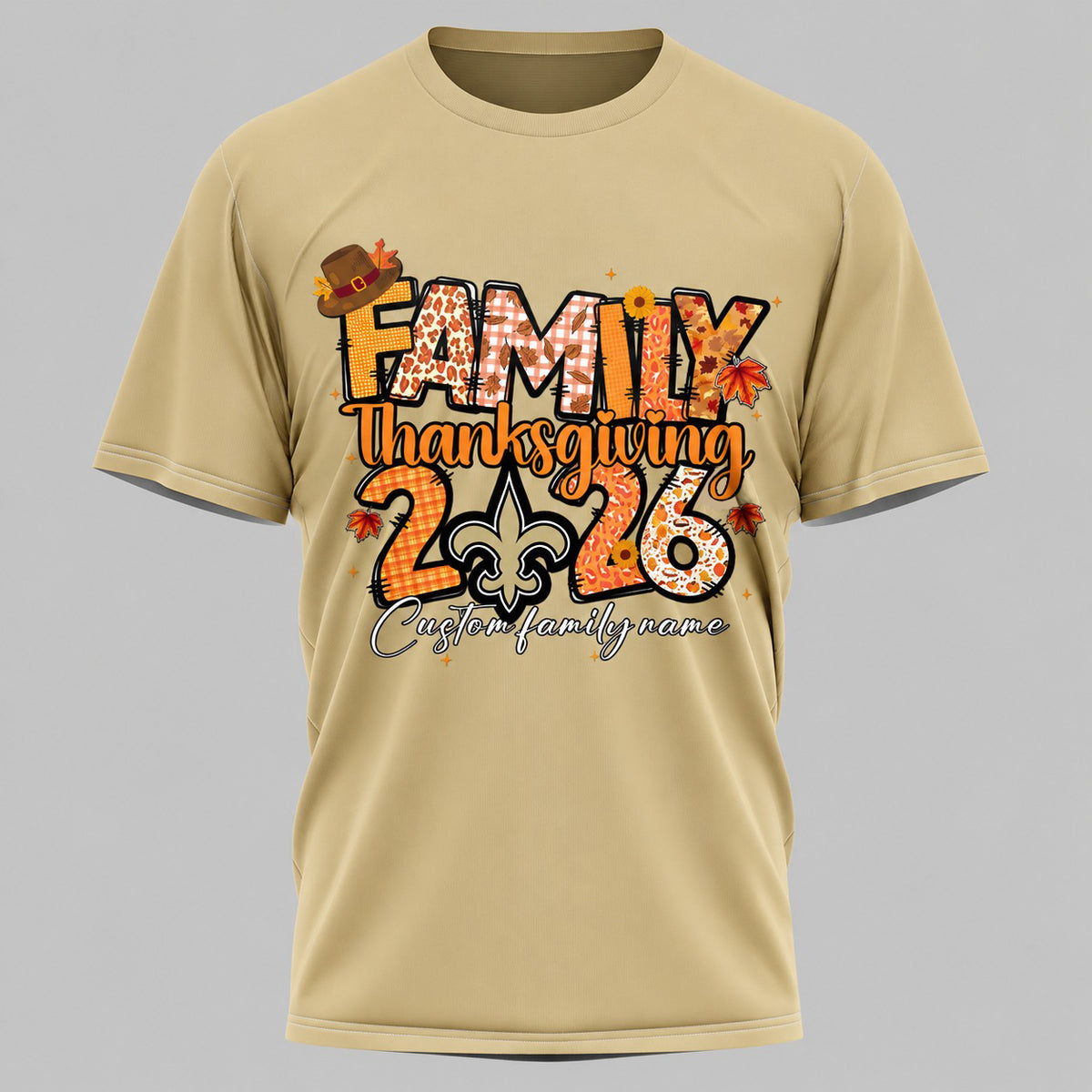 NOS x NFL Thanksgiving 3D Shirt