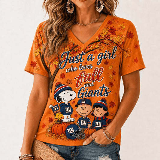 NYG Premium NFL Fall Season V-Neck