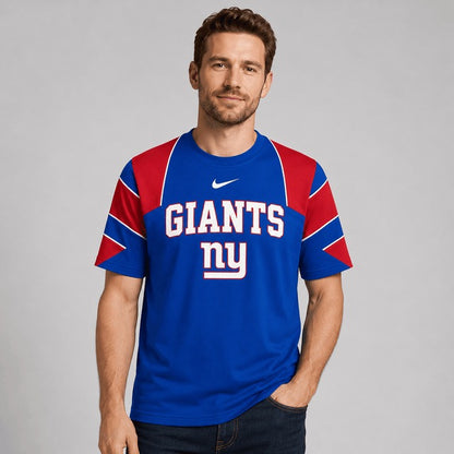NYG Premium NFL Game Day Spirit Vintage Graphic Tee Tailgate T-Shirt