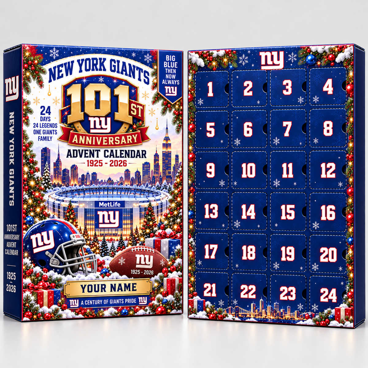 NYG x NFL 101st Anniversary 2026 Advent Calendar