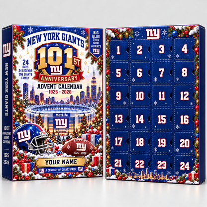 NYG x NFL 101st Anniversary 2026 Advent Calendar