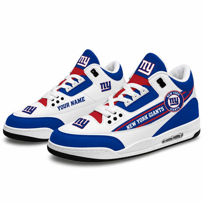 NYG x NFL Basic White Genuine Leather JD03 Shoes Men and Women