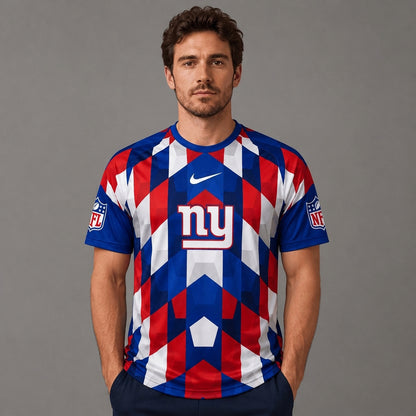 NYG x Premium NFL Geometric Fan Performance T-Shirt