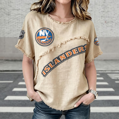 NYI x NHL Women’???s Vintage O-Neck 2905 DatND DVT