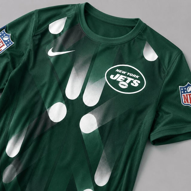 NYJ Premium NFL All-Over Print Performance T-Shirt