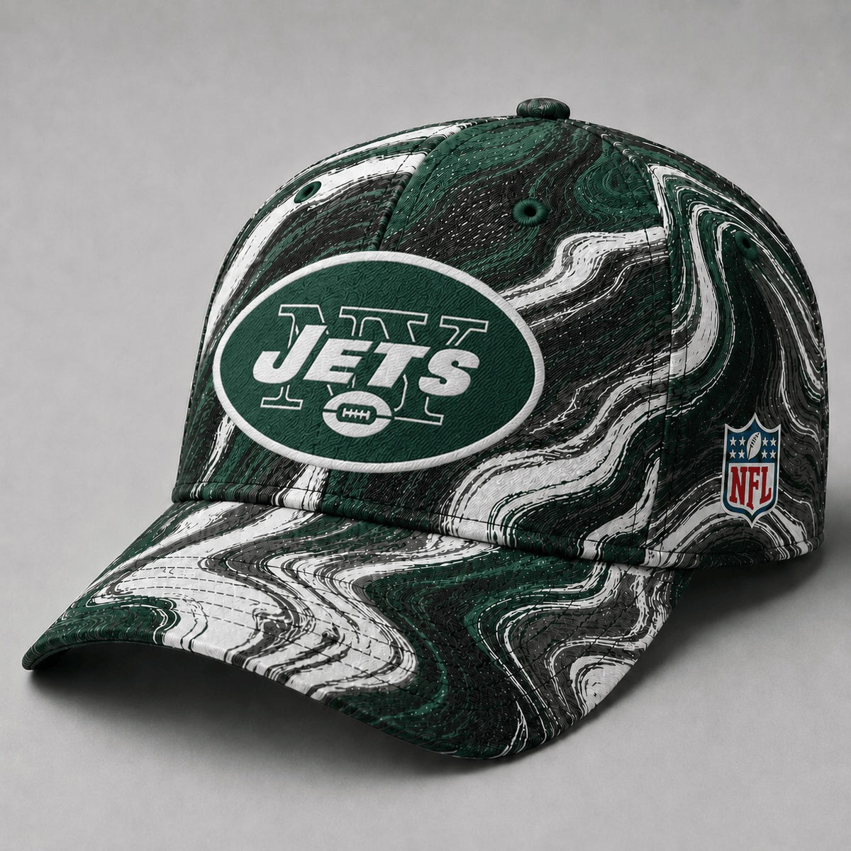NYJ Premium NFL Artistic Flow Classic Cap