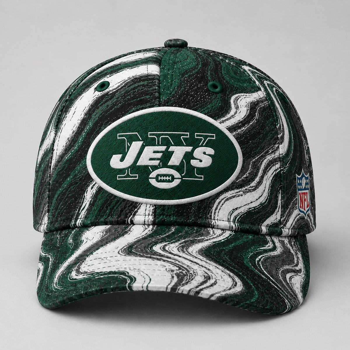NYJ Premium NFL Artistic Flow Classic Cap