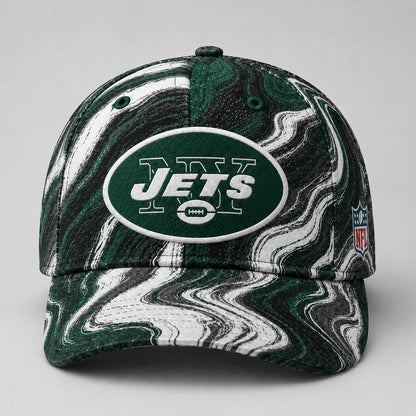 NYJ Premium NFL Artistic Flow Classic Cap