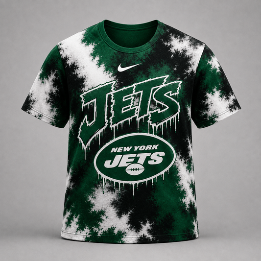 NYJ Premium NFL Urban Splash Dye T-shirt