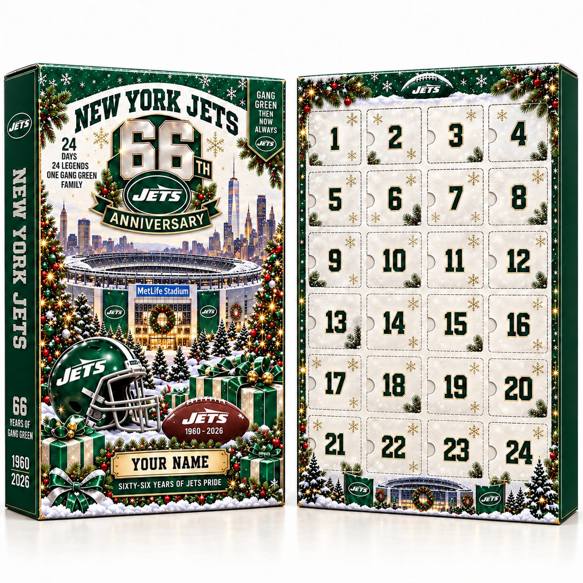 NYJ x NFL 66th Anniversary 2026 Advent Calendar