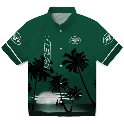 NYJ x NFL Hawaiian Shirt ’??? Beach Sunset DATND TANTD 270526