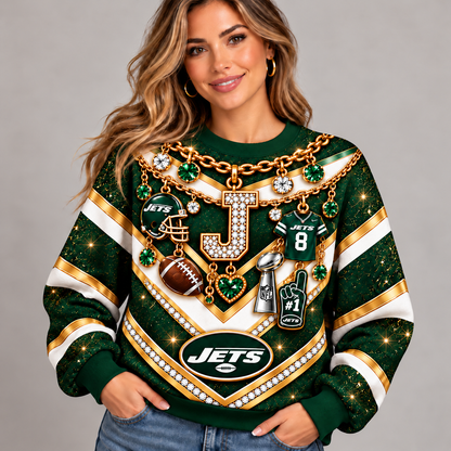 NYJ x NFL Luxury Bling Sweatshirt