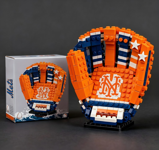 NYM x MLB Teams Premium Baseball Glove Building Block Set