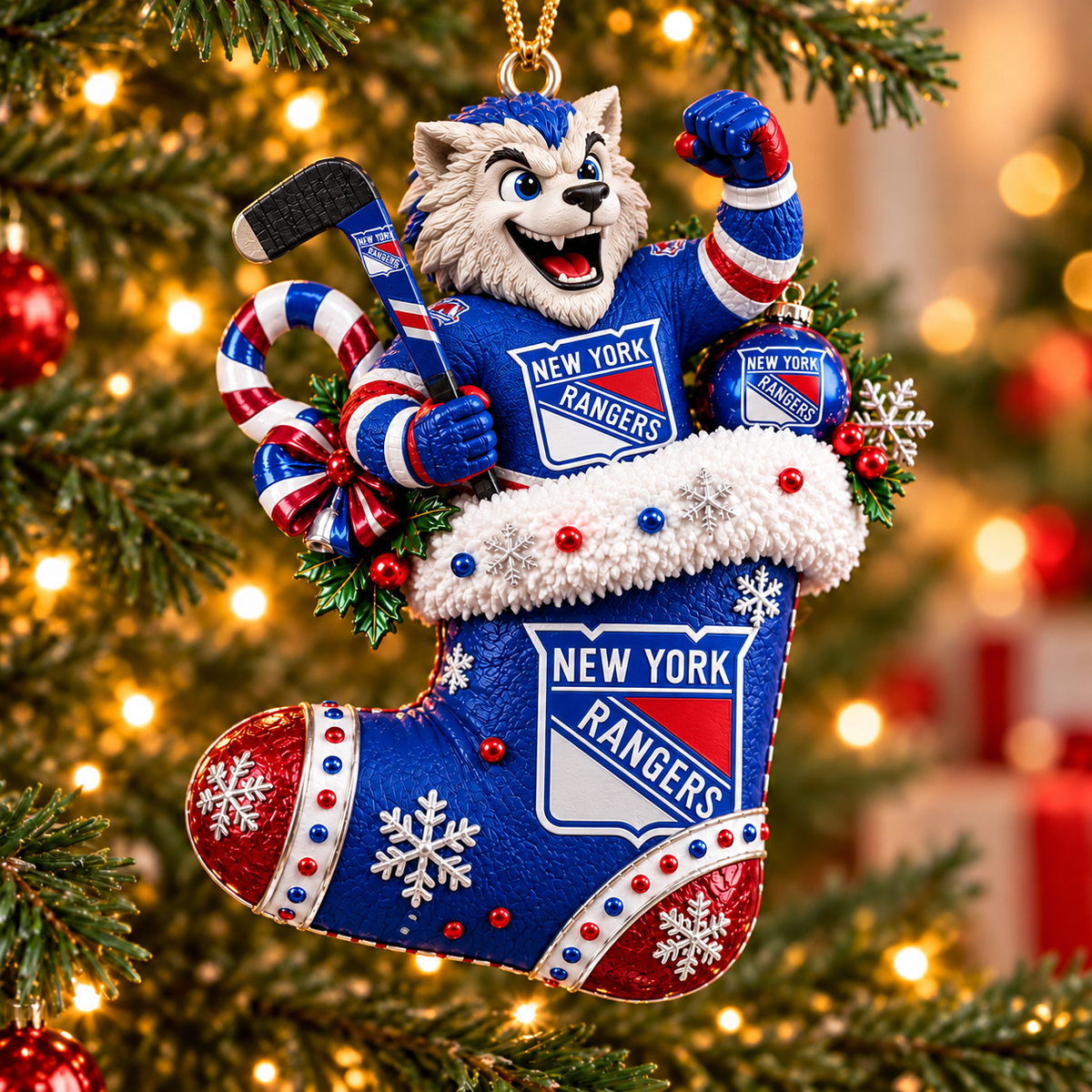 NYR x NHL Ornament Christmas For Fan