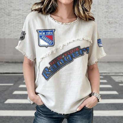 NYR x NHL Women’???s Vintage O-Neck 2905 DatND DVT
