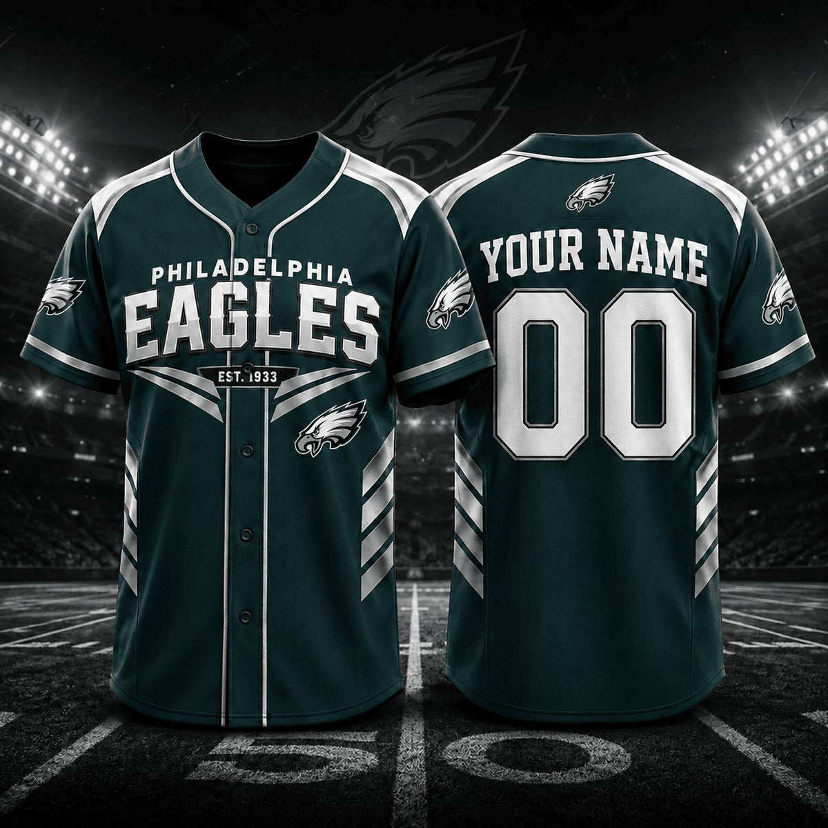 PE Premium NFL Custom Name and Number Jersey