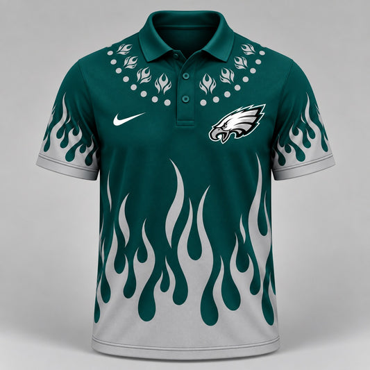 PE Premium NFL Flame Performance Polo Shirt