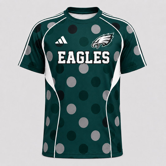 PE Premium NFL Game Day Polka Dot Sports Jersey Shirt