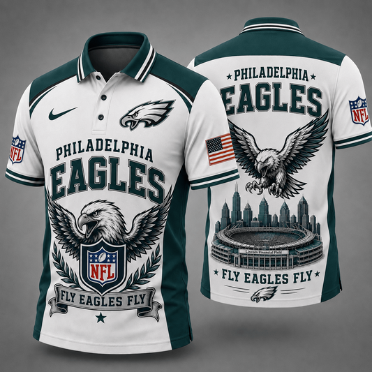 PE Premium NFL Winged Pride Polo
