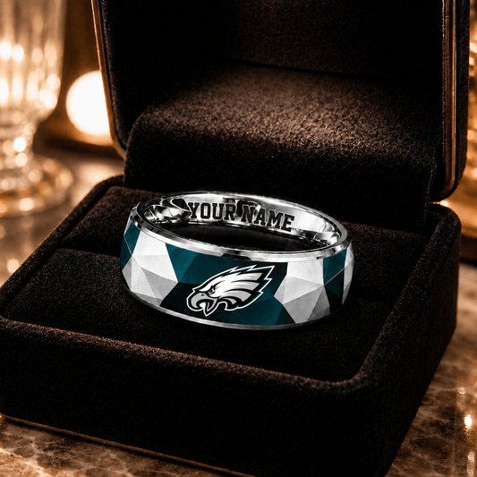 PE x NFL Ring Custom Name For Fan