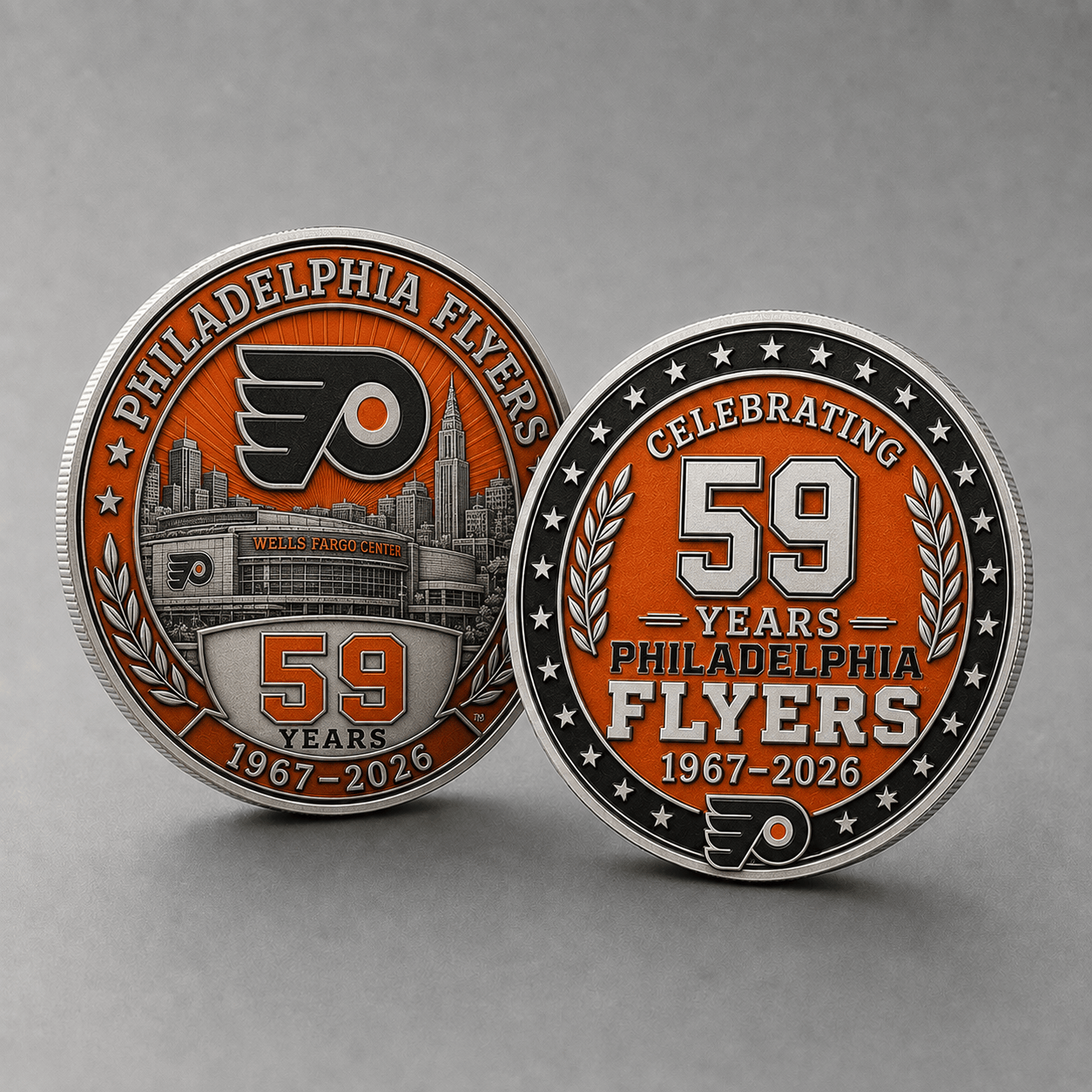 PF Premium NHL Anniversary Commemorative Challenge Coin