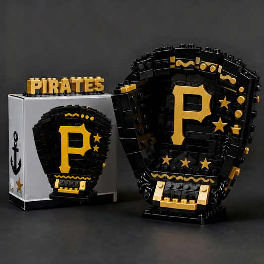 PIT x MLB Teams Premium Baseball Glove Building Block Set