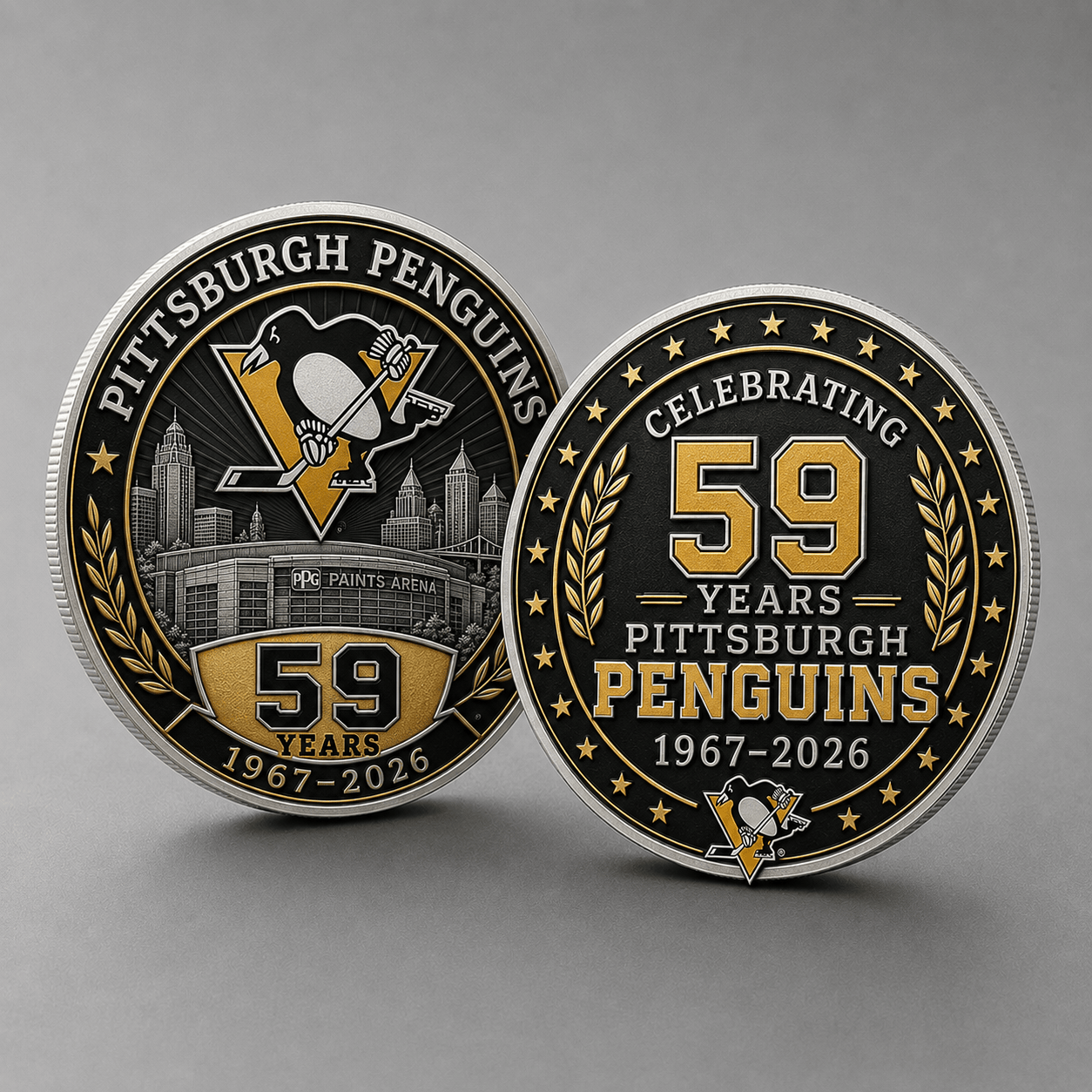 PP Premium NHL Anniversary Commemorative Challenge Coin