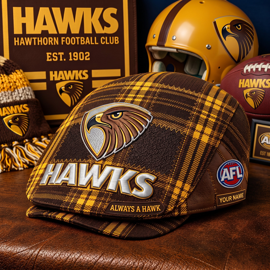 PREMIUM AFL X HAW EXCLUSIVE CLASSIC  JEFF CAP PERSONALIZED LIMITED EDITION