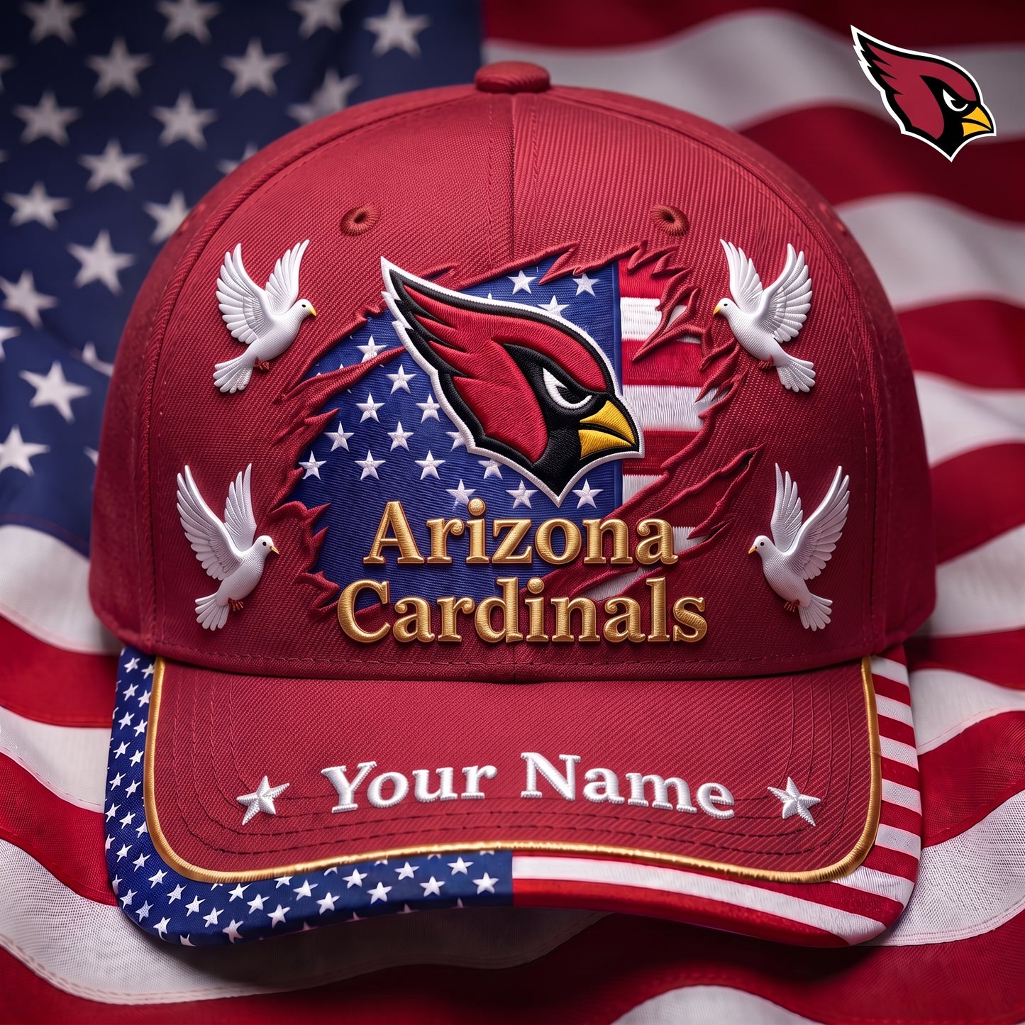 PREMIUM NFL X AC GAMEDAY LUXURY CUSTOME NAME CAP