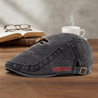 PREMIUM NFL X AF EXCLUSIVE CLASSIC l Adjustable Newsboy Cap