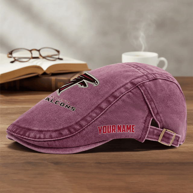 PREMIUM NFL X AF EXCLUSIVE CLASSIC l Adjustable Newsboy Cap