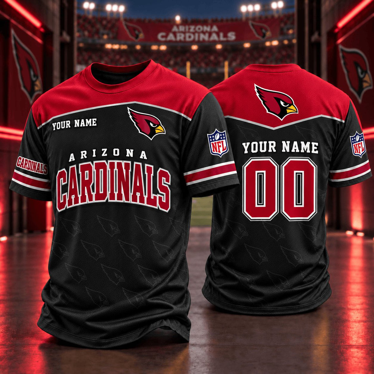 PREMIUM NFL X ARI EXCLUSIVE PERSONALIZED CREW SHIRT FOR FAN
