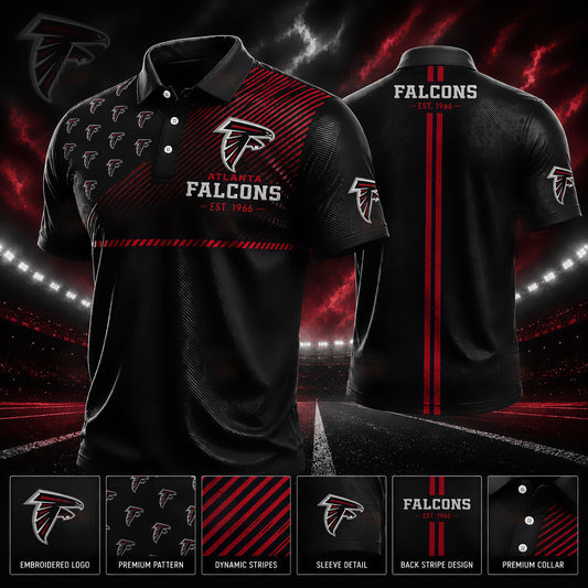 PREMIUM NFL X ATL GAMEDAY LUXURY POLO SHIRT 190626