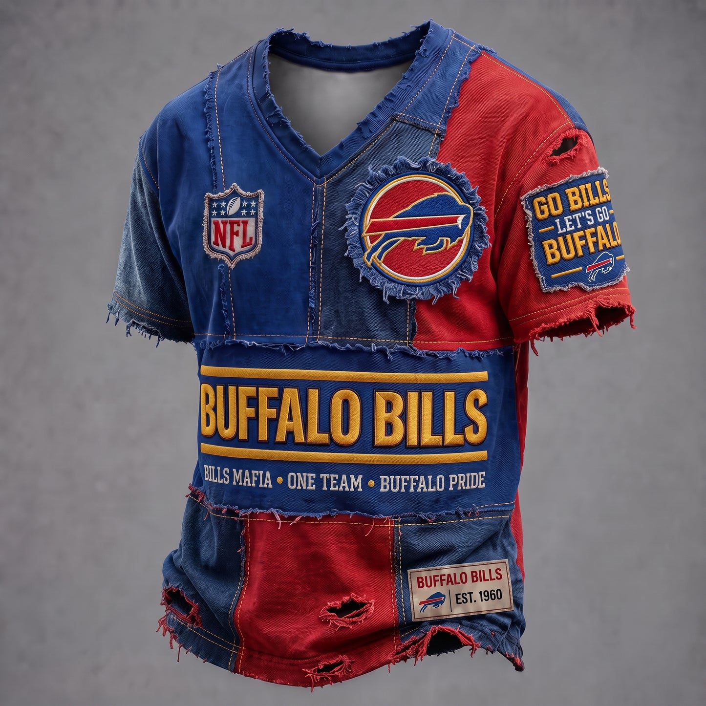 PREMIUM NFL X BB GAMEDAY EXCLUSIVE  V-Neck T-Shirt