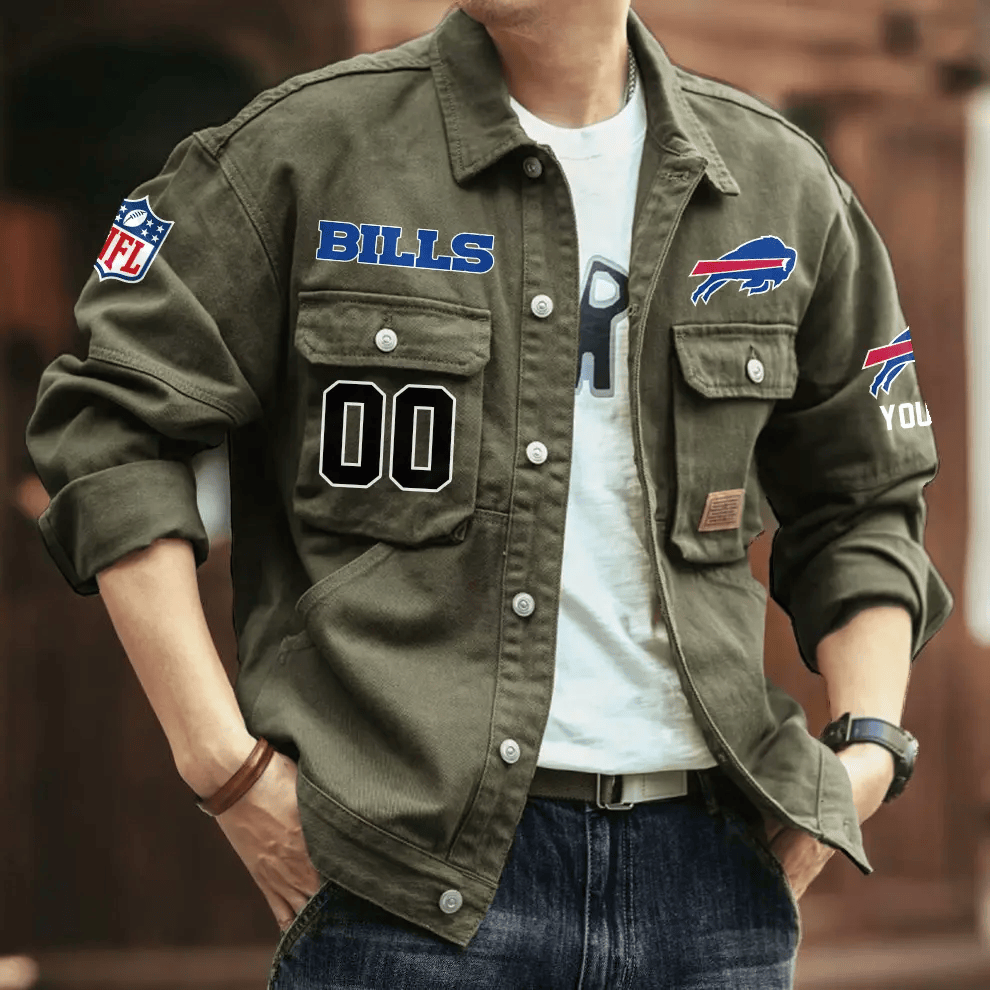 PREMIUM NFL X BB Men's Denim Autumn Jackets NDT VHM 090626