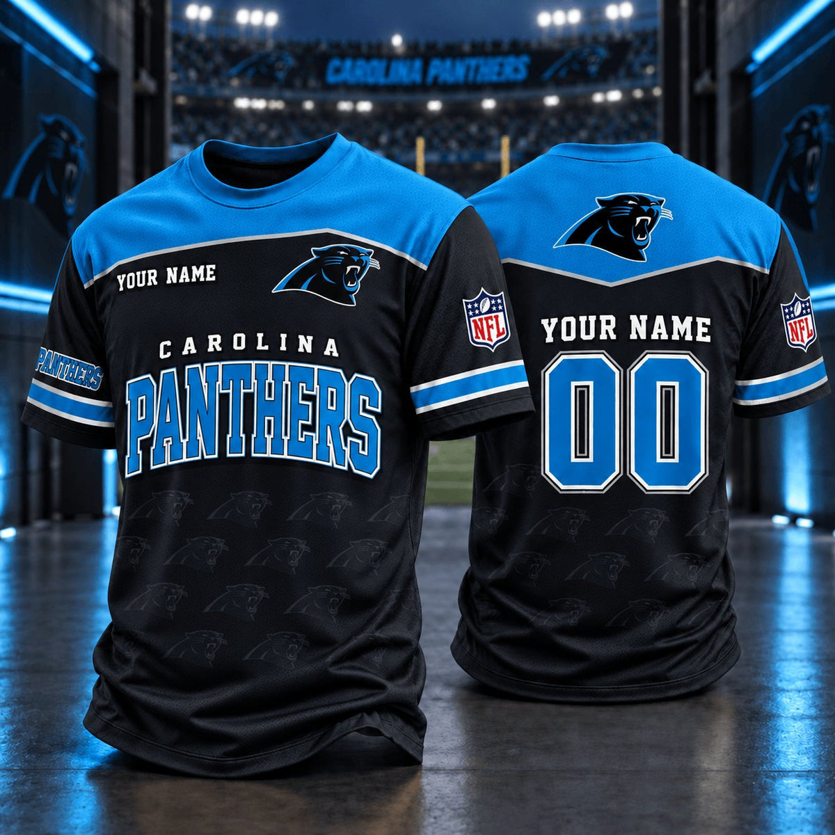 PREMIUM NFL X CAR EXCLUSIVE PERSONALIZED CREW SHIRT FOR FAN
