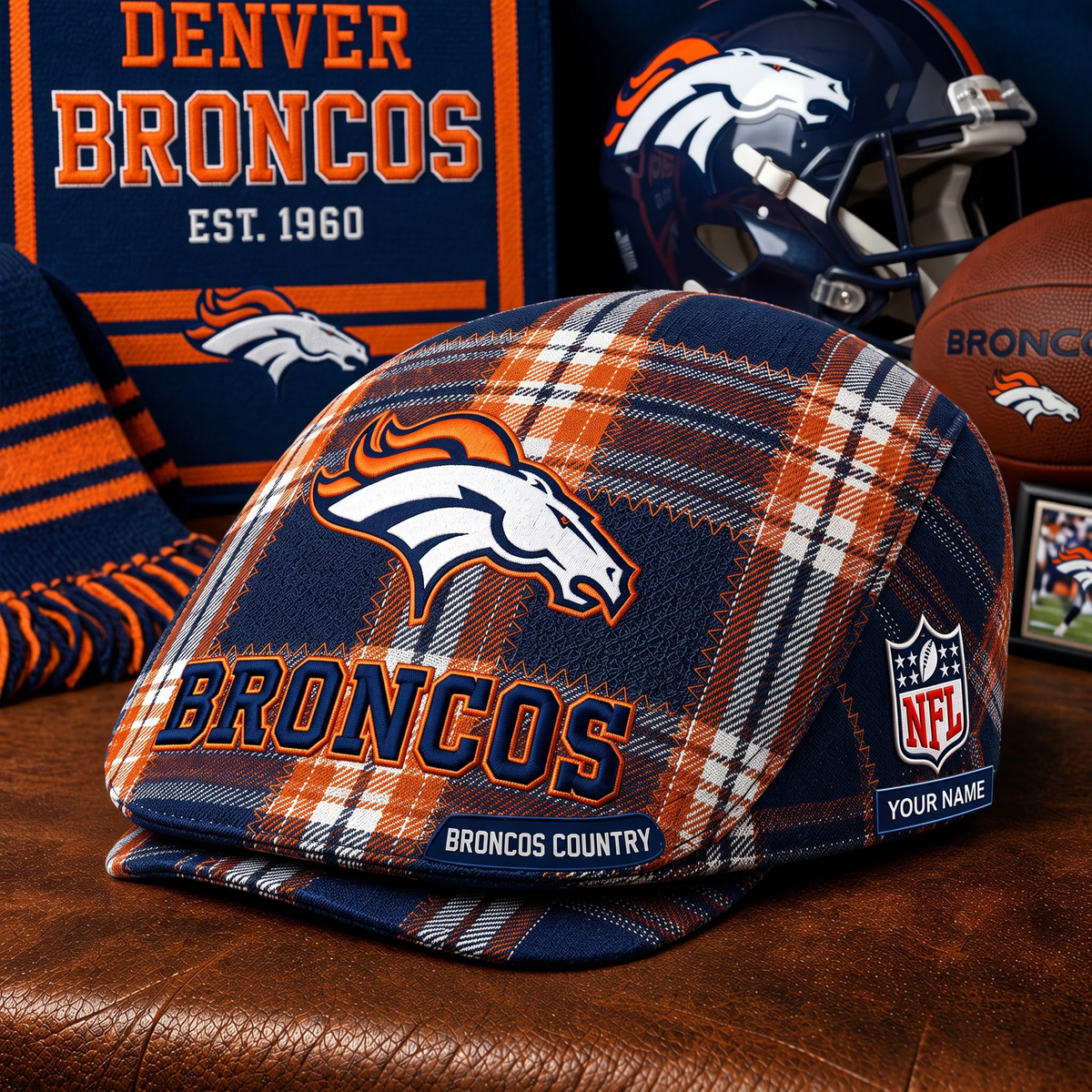 PREMIUM NFL X DB EXCLUSIVE CLASSIC  JEFF CAP PERSONALIZED LIMITED EDITION