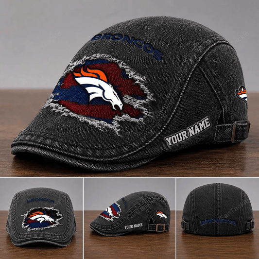 PREMIUM NFL X DEN Casual Adjustable Newsboy Cap