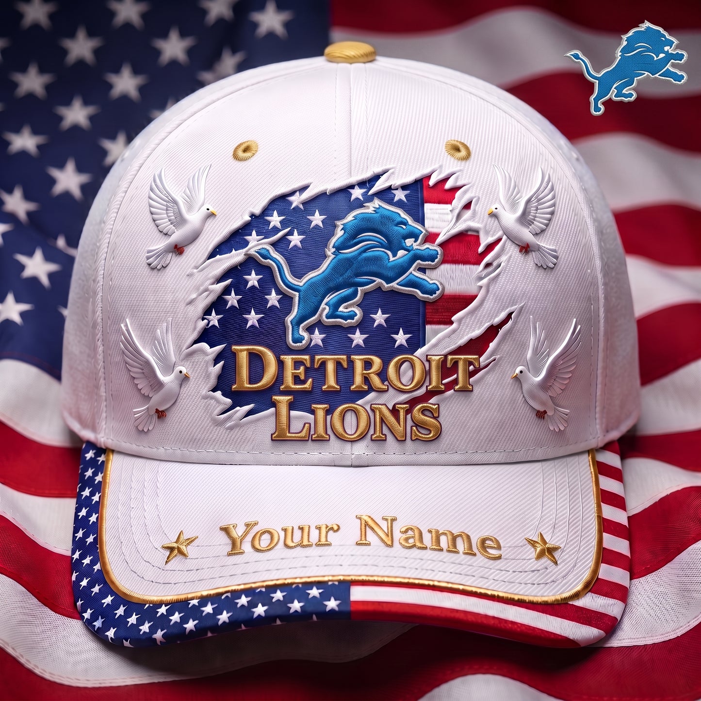 PREMIUM NFL X DL GAMEDAY LUXURY CUSTOME NAME CAP
