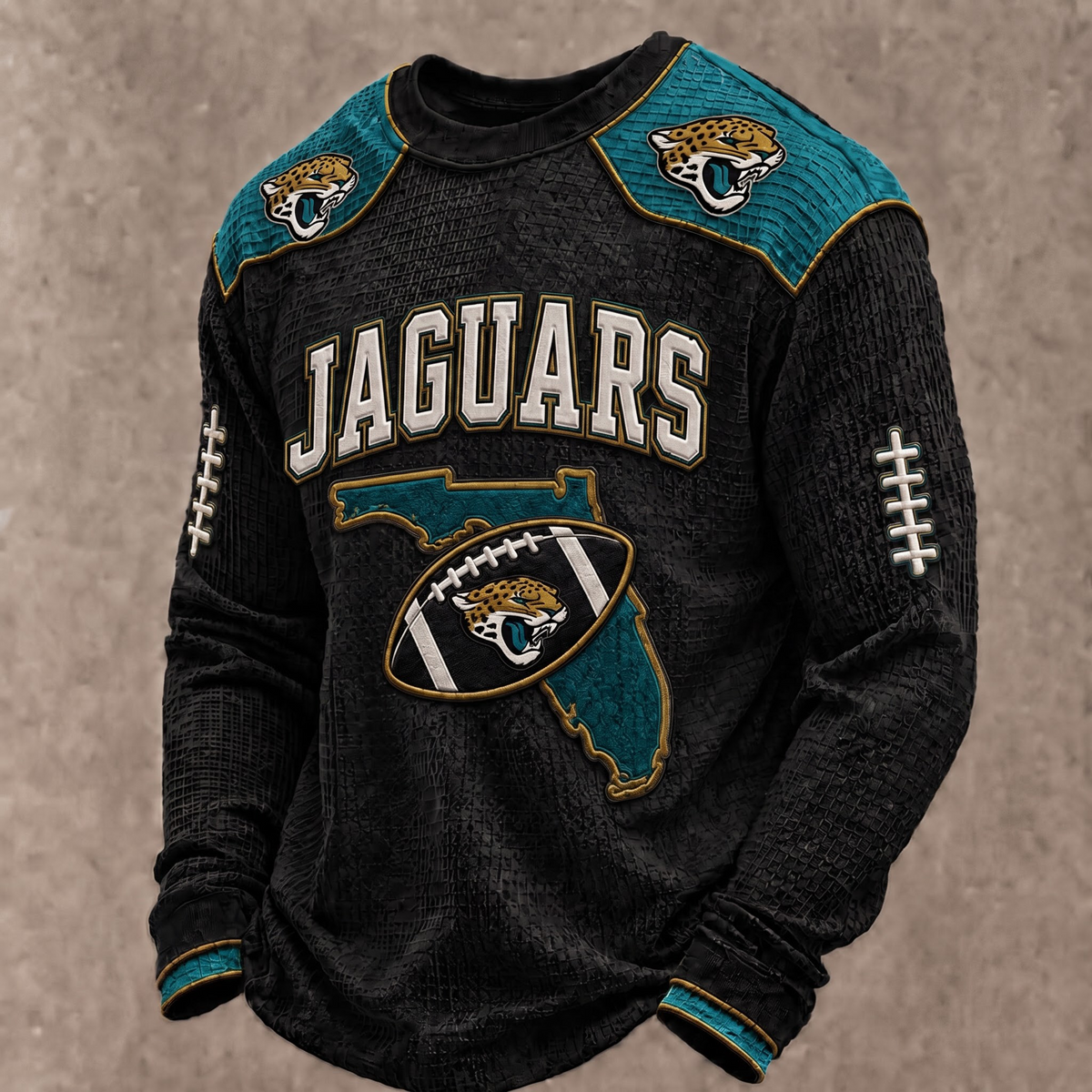 PREMIUM NFL X JJ The Gridiron Luxe Waffle Sweatshirt Limited Edition