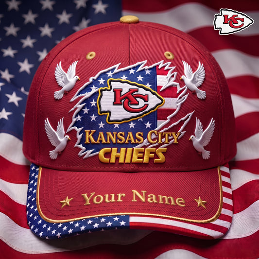 PREMIUM NFL X KC GAMEDAY LUXURY CUSTOME NAME CAP